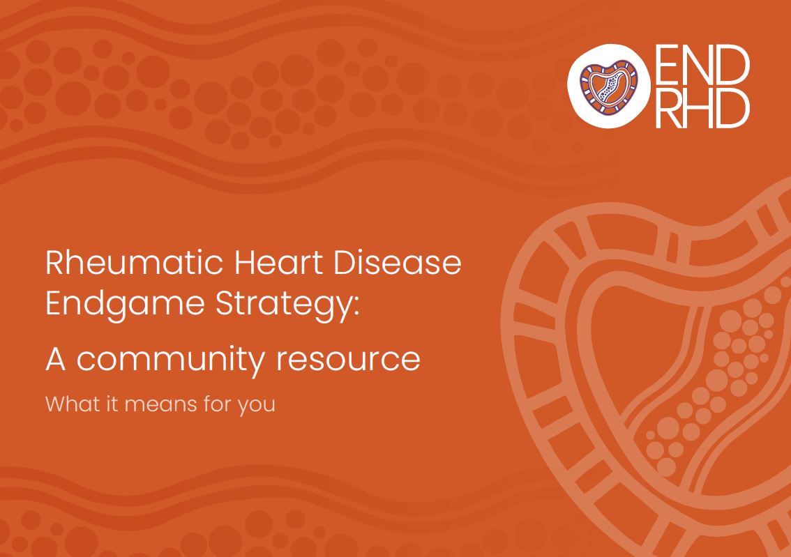 END RHD is a community-driven collaboration between communities, clinicians, Aboriginal Community Controlled Health Organisations, and government and non-government organisations who have developed a blueprint to eliminate rheumatic heart disease (Endgame).