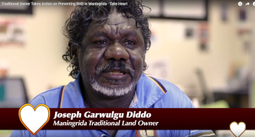 Joseph discusses the importance of translating health messages in peoples' first language to help improve community understanding of acute rheumatic fever and rheumatic heart disease in Maningrida.