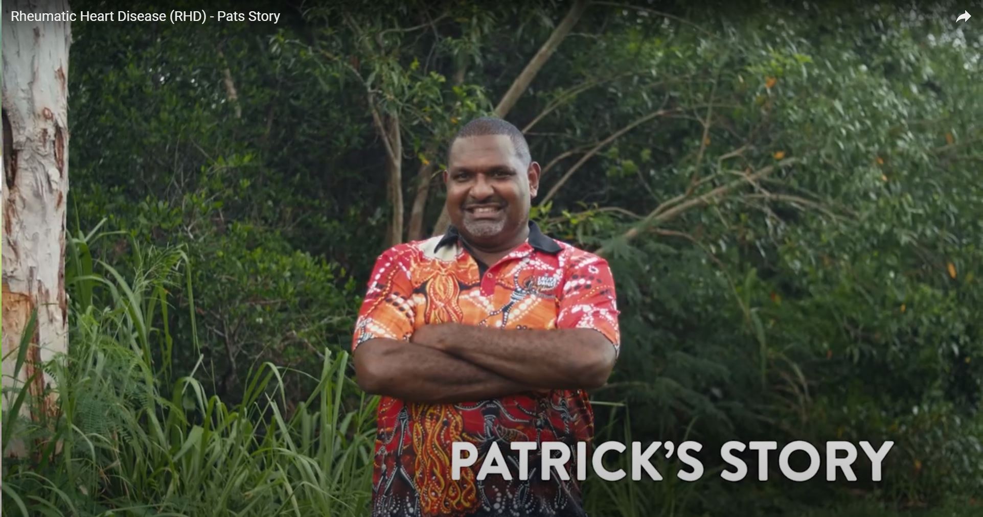 Patrick Wasiu shares his rheumatic heart disease story in this short 1 minute video. Video by Apunipima Cape York Health Council