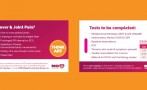 This double-sided lanyard card was designed to assist health professionals recognise the signs, symptoms and tests related to the diagnosis of acute rheumatic fever. 