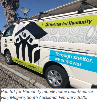 Habitat for Humanity - Image from Maida’s Churchill Fellowship Report 2020